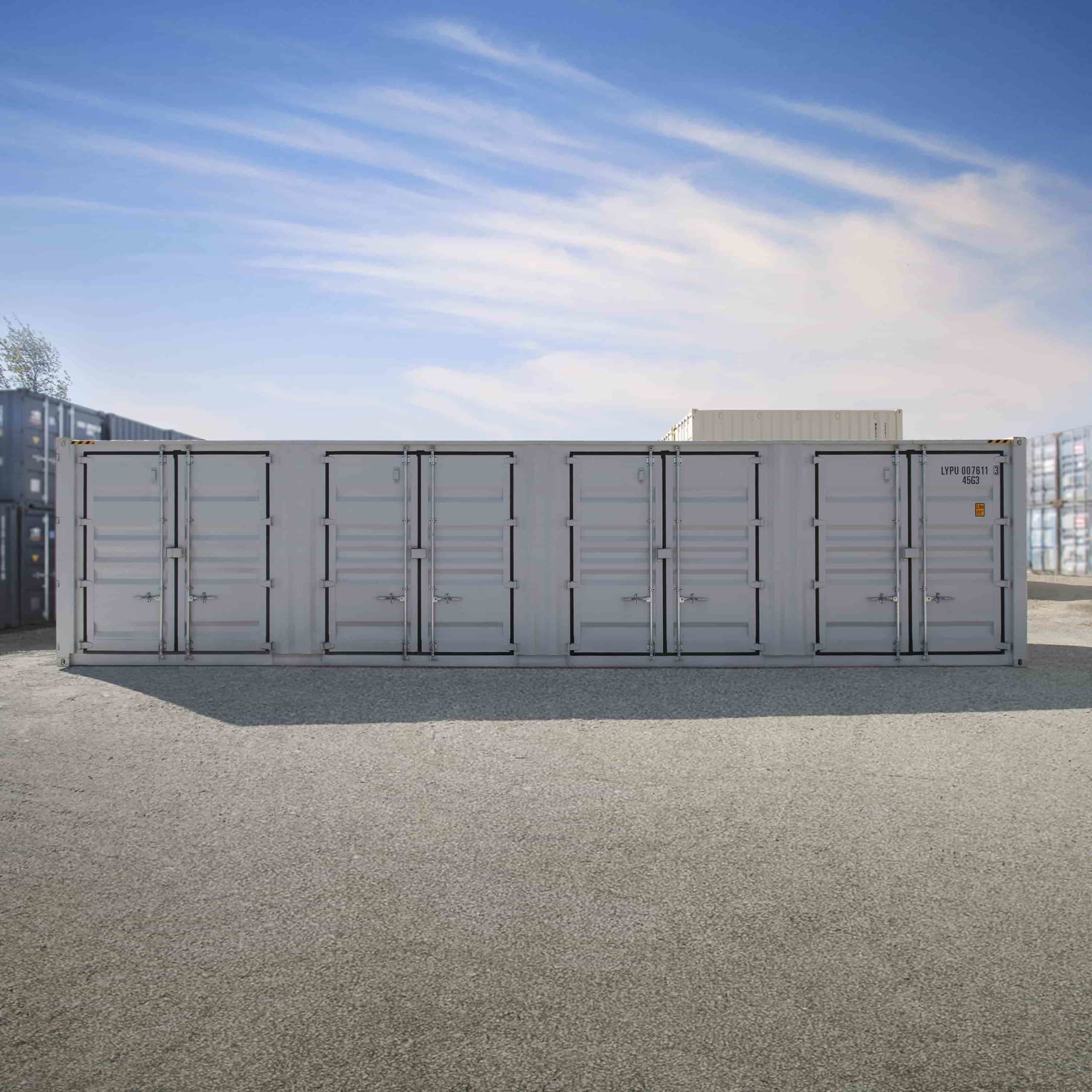 40&rsquo;HC New (1-trip) Shipping Container with 4 x Side Doors - Metro Container PTY LTD